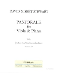 Pastorale for Viola & Piano P.O.D cover Thumbnail